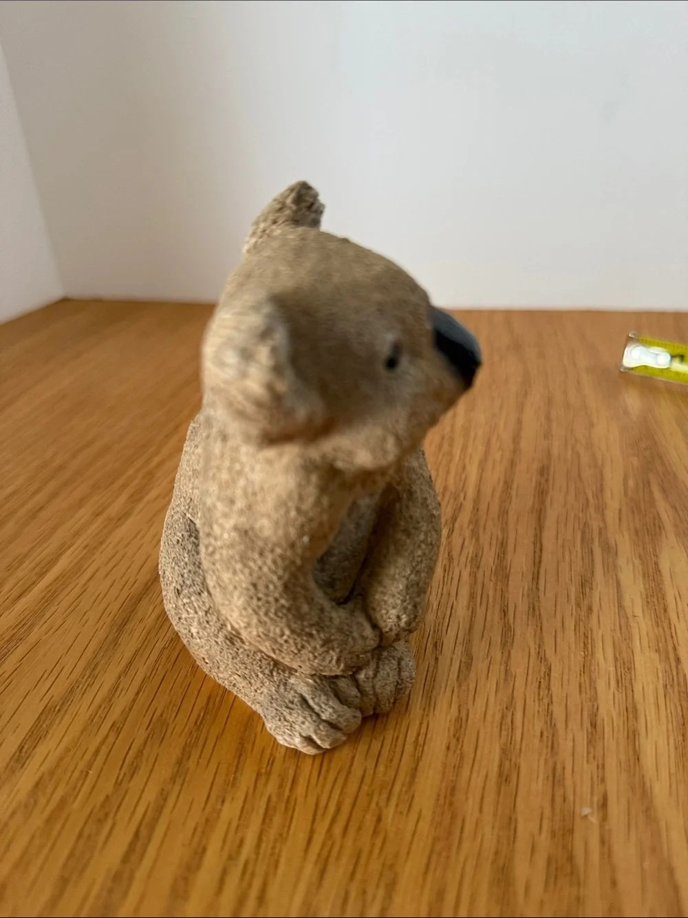 Koala Habitat Figurine - Light Gray Decorative Accent for Small Pets